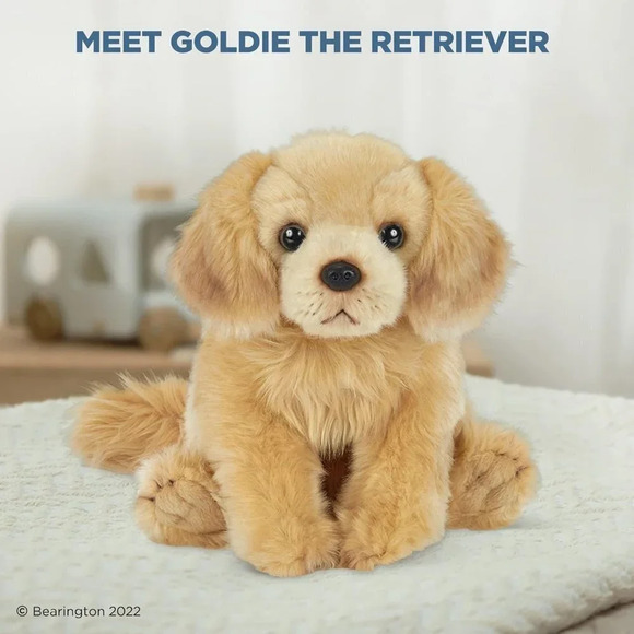 Golden Retriever Plush Stuffed Animal Puppy Dog Toy  For Kids - Picture 4 of 8